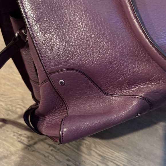Coach Mercer Satchel in Eggplant - Picture 11 of 11
